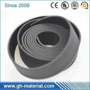 Fácil de limpar sintético transparente preto revestido Webbing fabricante