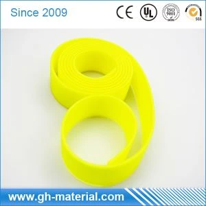 Fluro verde ecológico sintético transparente impermeável revestido Webbing